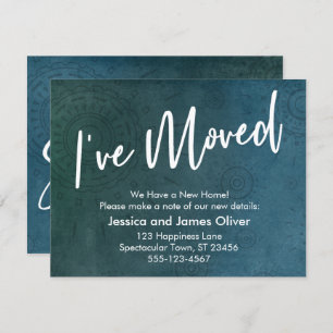 Ich habe mich bewegte, texturierte, einzigartige A Einladung