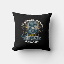 Ich habe mich durch 100 Tage am 100. Tag ausgebrei Kissen