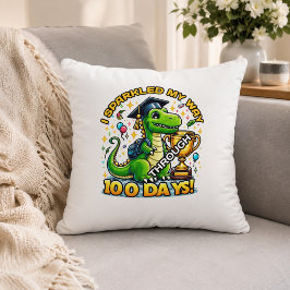 Ich habe mich durch 100 Tage am 100. Tag ausgebrei Kissen
