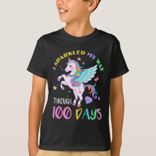 Ich habe mich durch 100 Tage Unico in der Schule g T-Shirt