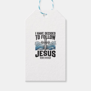 Ich habe mich entschieden, Jesus Vintage-Shirt zu Geschenkanhänger