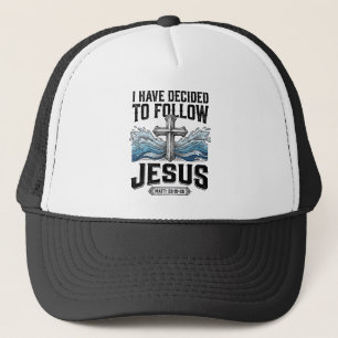 Ich habe mich entschieden, Jesus Vintage-Shirt zu Truckerkappe