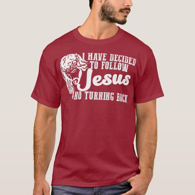 Ich habe mich entschlossen, dem Glauben Jesu Cool  T-Shirt (Vorderseite)