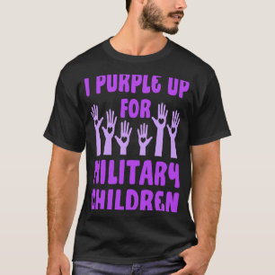 Ich habe mich für militärische Kinder Lila T-Shirt
