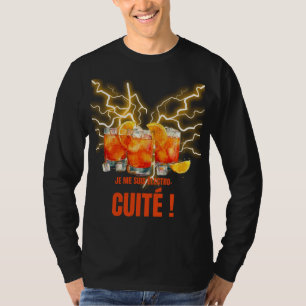 Ich habe mich mit Cocktails zum Apéro lustig Elekt T-Shirt