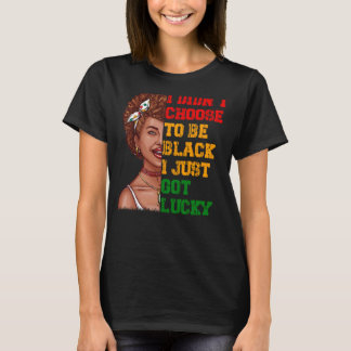 Ich habe mich nicht entschieden schwarz zu sein, i T-Shirt