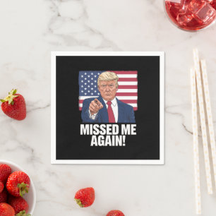 Ich habe mich wieder vermisst Trump Wahlen 2024 Serviette