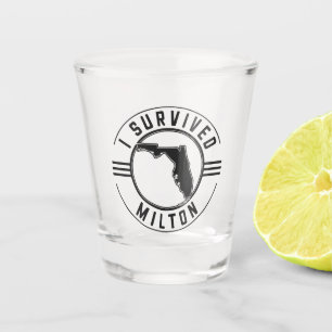 Ich habe Milton Hurrikan 2024 überlebt Schnapsglas