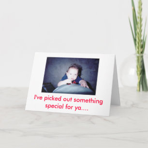 Ich habe mir etwas Besonderes ausgesucht... Karte