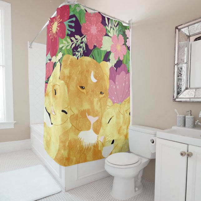 Ich habe mir selbst ein klares Versprechen gegeben Duschvorhang (Beispiel)