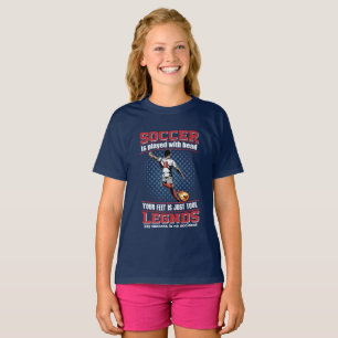 Ich habe mit meinem Kopf Fußball gespielt T-Shirt