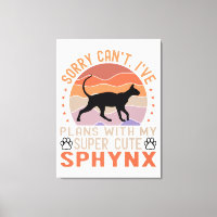 Ich habe mit meiner Sphynx-Katze Pläne