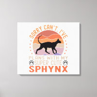 Ich habe mit meiner Sphynx-Katze Pläne