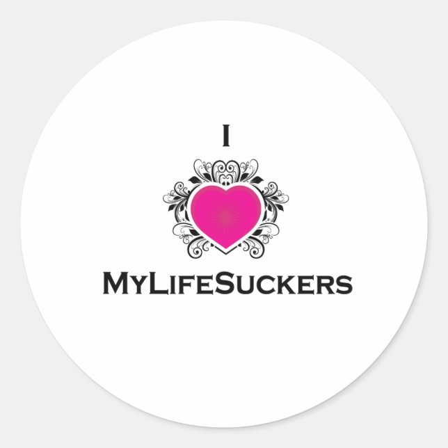 Ich habe MyLifeSuckers Sticker gehört (Vorderseite)