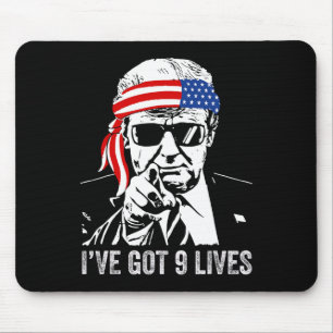 Ich habe neun Leben - Trump Lustig Mousepad