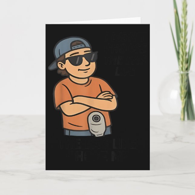 Ich habe nicht das Bag-Leben gewählt, das Bag-Lebe Karte (Vorderseite)