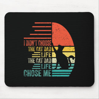 Ich habe nicht das Katzen-Vater-Leben Retro-Vatert Mousepad