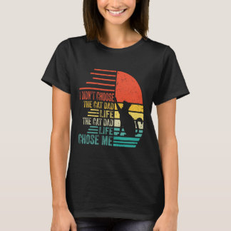 Ich habe nicht das Katzen-Vater-Leben Retro-Vatert T-Shirt