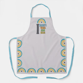 Ich habe nicht für ihn Boho Gefühl gestimmt Schürze