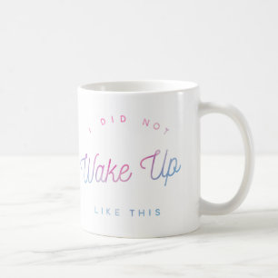 Ich habe nicht so Geweckt wie diese Aquarell-Tasse Tasse