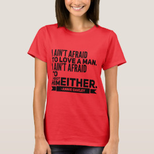 Ich habe nicht zur Liebe ein Zitat Mann-Annie T-Shirt