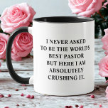 Ich habe nie Gefragt, der beste Pastor der Welt zu Tasse<br><div class="desc">Die sonnige Tasse mit Sprichwort: "Ich habe nie gefragt,  der weltbeste Pastor zu sein,  aber hier zerkleinere ich sie absolut." Funny Unique Idea Cup Geschenk für den besten Pastor besten Pastor,  perfekt für jeden Geburtstag,  Weihnachten,  Feiern oder einfach,  weil Sie Ihren Lieben sagen müssen,  wie viel Sie kümmern.</div>