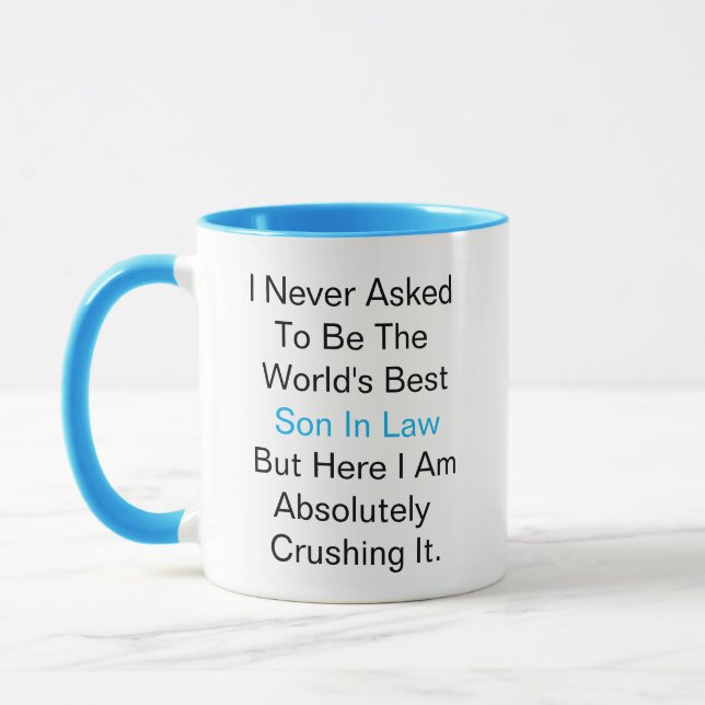 Ich habe nie gefragt, der weltbeste Sohn des Recht Tasse (Links)