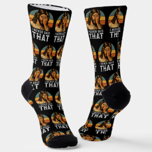 Ich habe nie gesagt, Jesus Meme Funny Christlich Socken