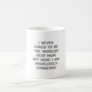 Ich habe nie verlangt, kaffeetasse