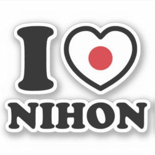 ICH HABE NIHON STICKER [LIEBE]