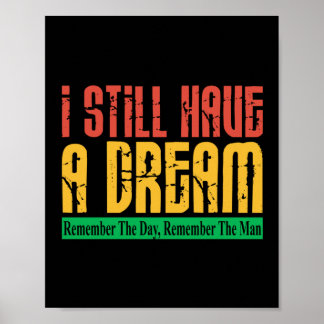 Ich habe noch einen Traum, erinnere mich an den Ta Poster