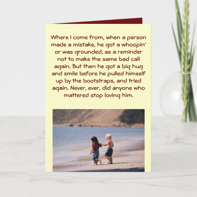 "Ich habe noch Liebe, dass du Karte hast" (Vorderseite)