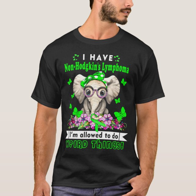 Ich habe Non-Hodgkin-Lymphom-Bewusstsein T-Shirt (Vorderseite)