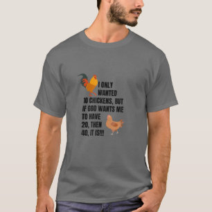 Ich habe nur 10 Hühner Gewollt, Hühner-Lover, Spec T-Shirt