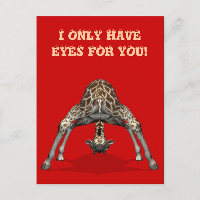 Ich habe nur Augen für dich Postkarte (Vorderseite)