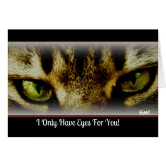 "Ich habe nur Augen für Sie" Anlass-Karte