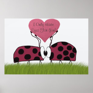 Ich habe nur Augen für Sie drucken Poster