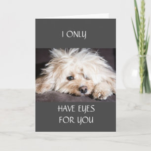 ICH HABE NUR "AUGEN FÜR SIE"-KARTE KARTE