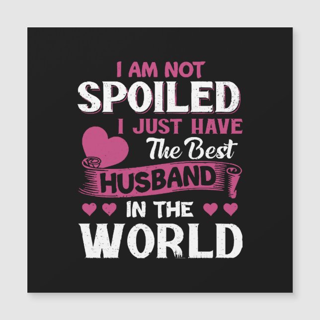 Ich habe nur das beste Ehemann der Welt Magnetkarte (Vorderseite)