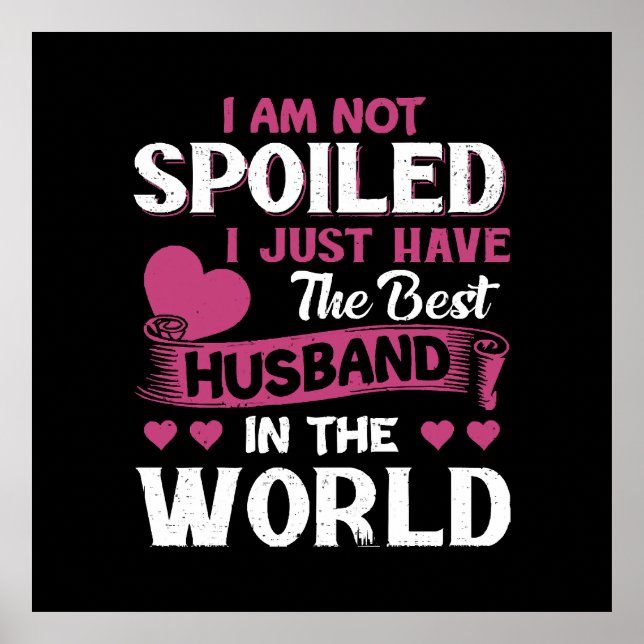 Ich habe nur das beste Ehemann der Welt Poster (Vorne)