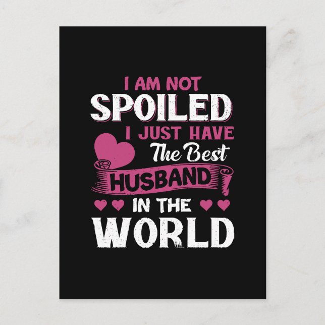 Ich habe nur das beste Ehemann der Welt Postkarte (Vorderseite)