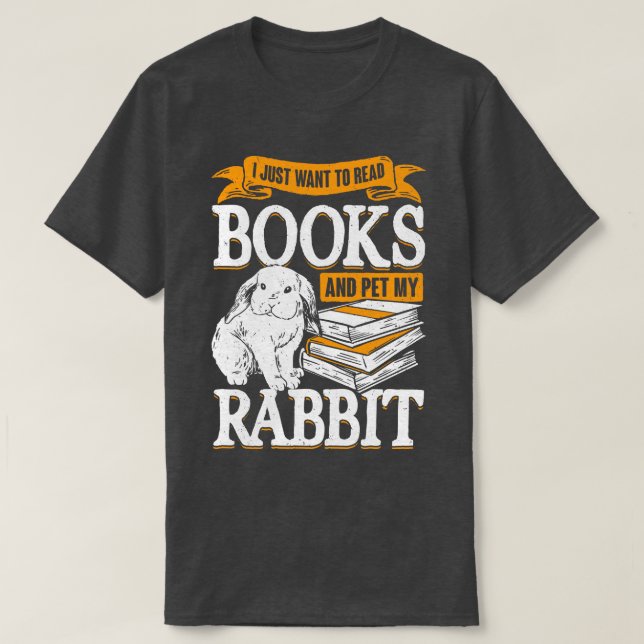 Ich habe nur Gewollt, Bücher zu lesen und mein Kan T-Shirt (Design vorne)