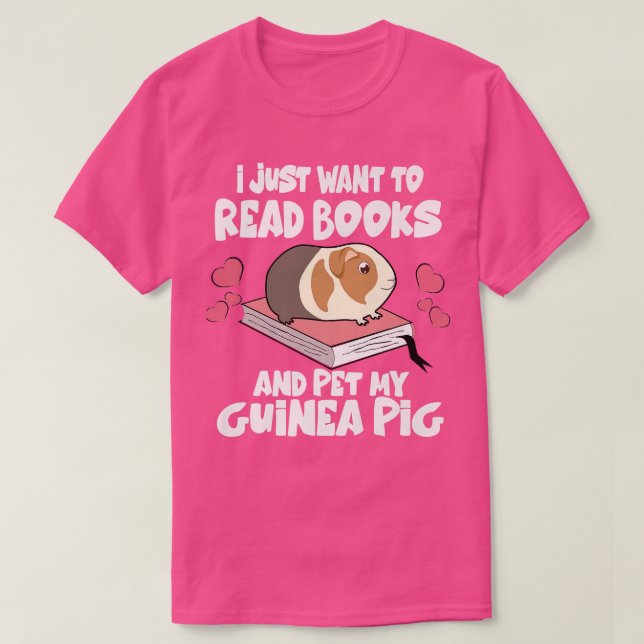 Ich habe nur Gewollt, Bücher zu lesen und meine Gu T-Shirt (Design vorne)
