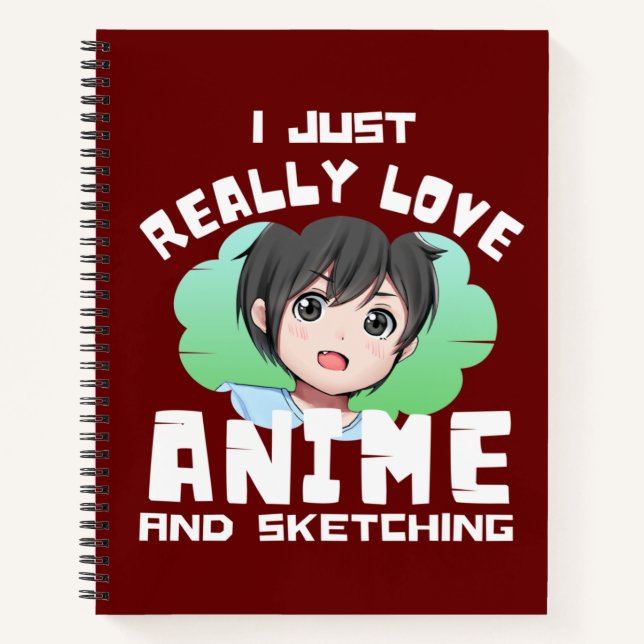 ICH HABE NUR LIEBE UND SKETCHEN NOTIZBUCH (Vorderseite)