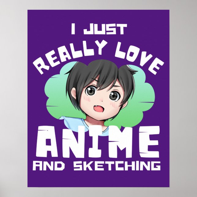 ICH HABE NUR LIEBE UND SKETCHEN POSTER (Vorne)