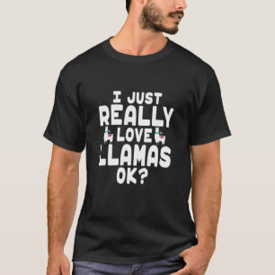 Ich habe nur wirklich Liebe Llamas Shirt - Niedlic