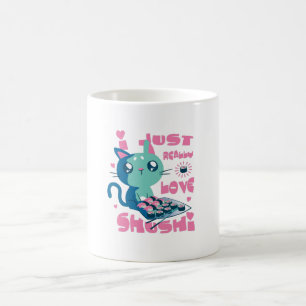 Ich habe nur wirklich Liebe Sushi Niedlich Kawaii  Kaffeetasse