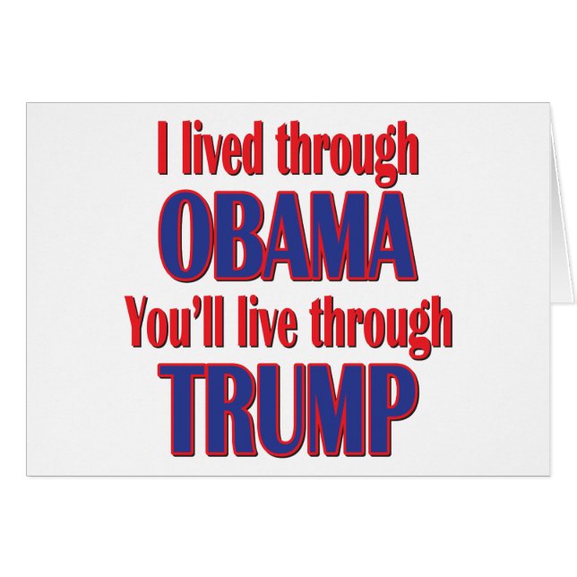 Ich habe Obama überlebt (Vorderseite (Horizontal))