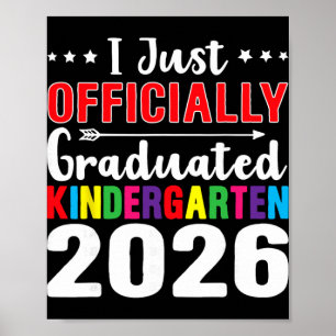 Ich habe offiziell den Kindergartenabschluss Cl Poster