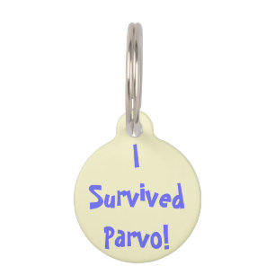 Ich habe Parvo überlebt! Doggie T-Shirt Haustiermarke
